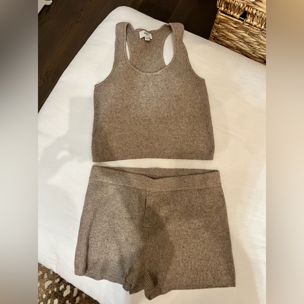 Aerie pajama sweater set size medium
